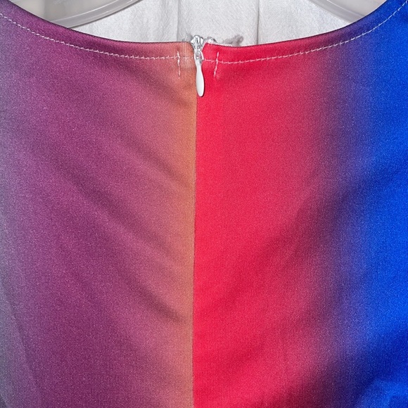 Bellbottom rainbow jumpsuit - Picture 6 of 8